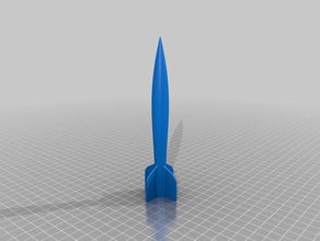 toy rocket mechanical toys 3d print model - Mito3D