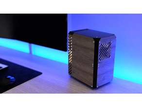 diseño compacto estándar atx equipo caso caja de la computadora fusion 360 lasercut del pc 3d print model - Mito3D