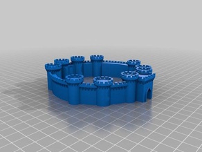 zot dormitorio castello gli edifici le strutture personalizzato 3d print model - Mito3D