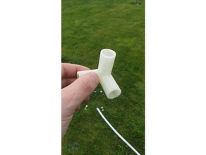 connettore del tubo all'aperto giardino A 180 gradi 90 il raccordi per tubi pezzo 3d print model - Mito3D
