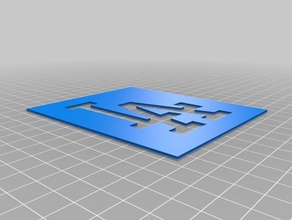 dodgers art outils personnalisé 3d print model - Mito3D