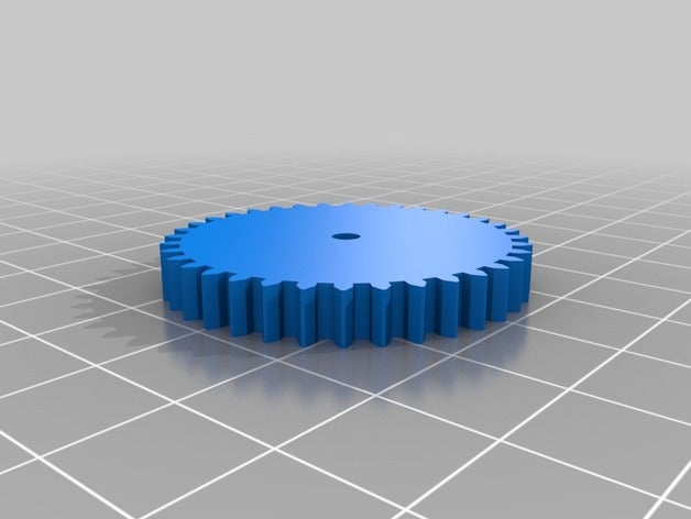 36 dents pièces personnalisé 3D print model - Mito3D