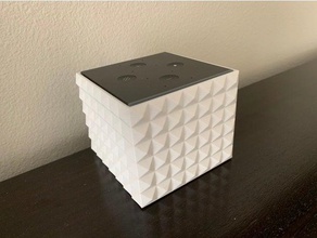 fire tv cube sleeve 3d printing amazon alexa echo cover 3d print model - Mito3D
