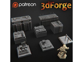 battlefront buildings 6mm toy game accessories 28mm wargaming warhammer 40k 3d print model - Mito3D