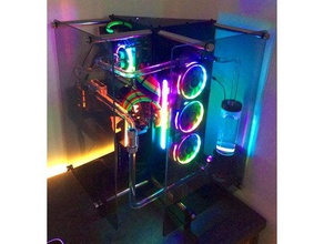 thermaltake support tube p90 computer pc watercooling 3d print model - Mito3D