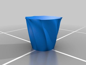 3d-vase drucken jmu3space 3d print model - Mito3D