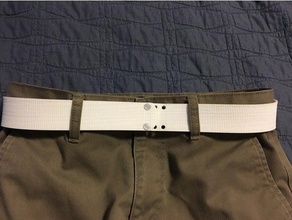 timing belt accessories buckle clothing cloths pants waist waistband waistbelt 3d print model - Mito3D