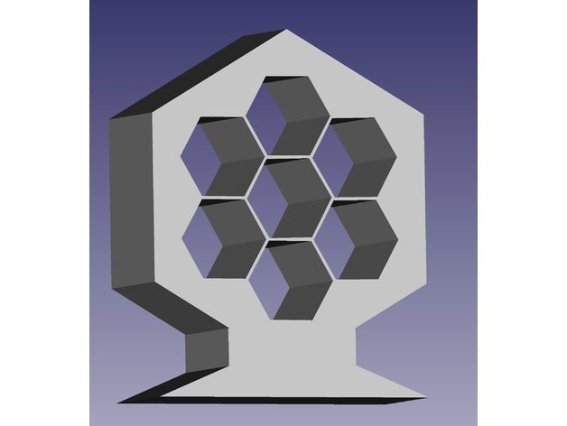 hexagon containter organization 3D print model - Mito3D