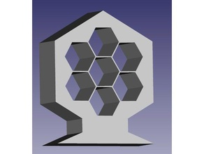 hexagon containter organizasyon 3d print model - Mito3D