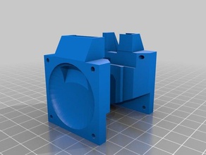 fã doble 40 mm 30 para e3d makerparts 1 impressão 3d print model - Mito3D