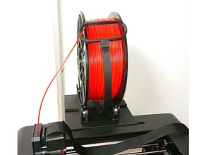 filamento guia monoprice ultimate wanhao d6 spool titular montado no topo 3d a impressora acessórios 3d print model - Mito3D