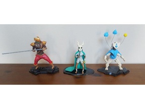 slay spire characters display video games defect ironclad neat silent sts 3d print model - Mito3D