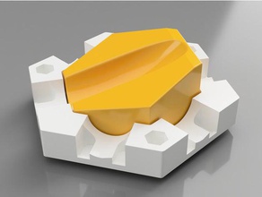 gravitrax compatible saltar módulo de la construcción los juguetes canicas rampas 3d print model - Mito3D