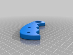 karambit manico del coltello puntelli 3d print model - Mito3D