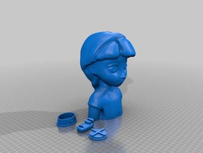 banka elsa - dav88-remix paralar rozetleri para kar oyuncak 3d print model - Mito3D