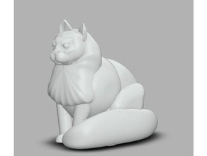 le maine coon chaton les animaux 3d print model - Mito3D