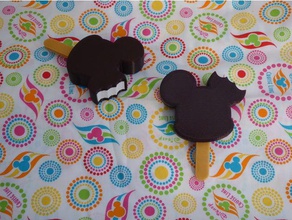mouse-shaped frozen treat signs logos castle cruise ice cream bar mm mouse ears 3d print model - Mito3D