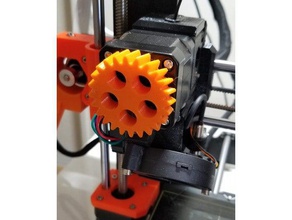 helical gear visualizer 3d printer accessories 8mm extruder original prusa mk3 3d print model - Mito3D