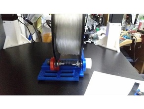 filament spool holder wide base 3d printer accessories 3d print model - Mito3D