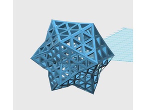 complejo convexo geodésica estructura de espacio modelo matemáticas arte 3d print model - Mito3D