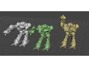 robotech masters nous dohl lejyoner mavi 2 set 3 adet bioroid oyunlar İmparatorluğu Deutch wargame 3d print model - Mito3D