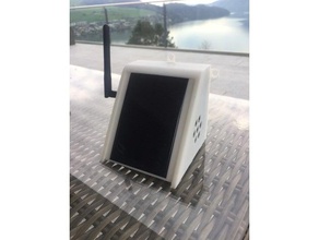 Apple güneş wifi hava istasyonu elektronik arduino blynk bme280 esp8266 mqtt thingspeak tahminci weatherstation zambretti 3d print model - Mito3D