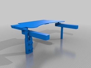 mesa desplegable para silla ruedas 3d impressão 3d print model - Mito3D