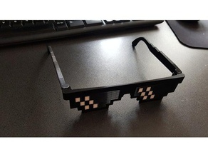 deal glasses larger holes 3d print model - Mito3D