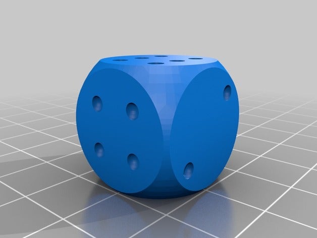 loaded dice 3D print model - Mito3D