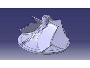 Laufrad rc Fahrzeuge rcmodel turbine 3d print model - Mito3D