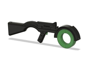 saga Gewehr comic Modelle blaster gun 3d print model - Mito3D