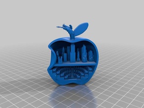 big apple new york city nyc Skulpturen 3d print model - Mito3D