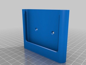 my customized parametric wall holder samsung j4 plus organization 3d print model - Mito3D