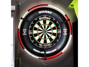 dart board led ring sport outdoors corona darts target 3d print model - Mito3D
