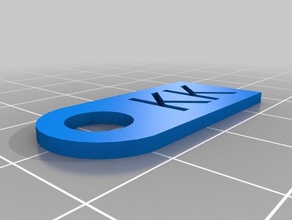 kkkeychain llaveros ender 3 la moda 3d print model - Mito3D