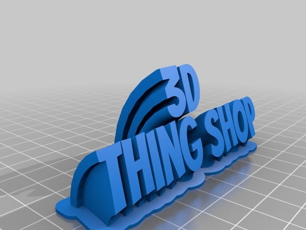 meu personalizados varrendo 2-nome de linha da placa texto office 3D print model - Mito3D