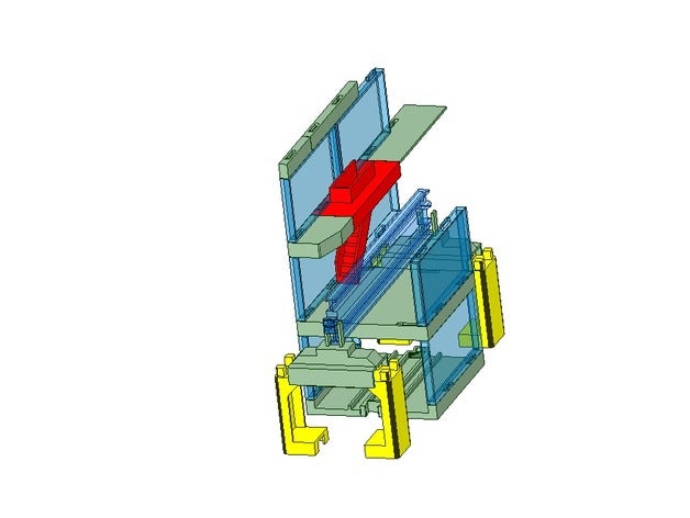 escaliers panneau de la station plarail construction les jouets monorail 3D print model - Mito3D