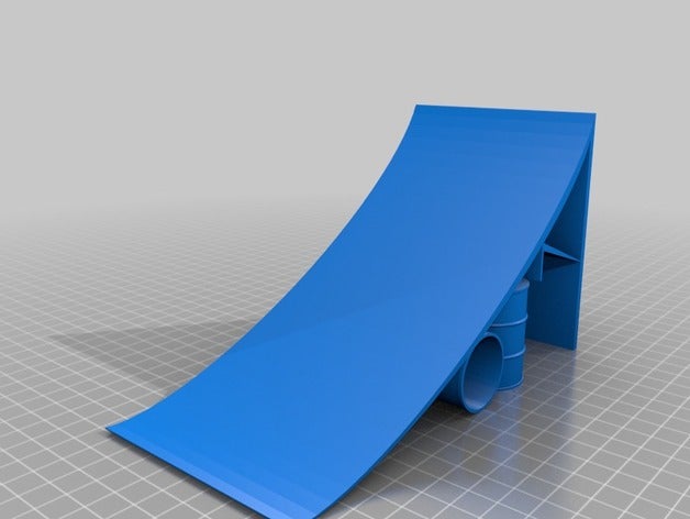 monster-LKW-Rampe 3d drucken 3D print model - Mito3D
