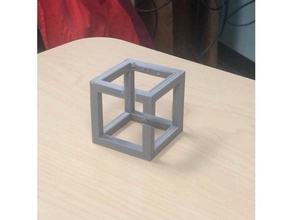 impossible cube math art 3d print model - Mito3D