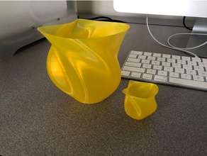 curvy vase 3d printing jmu3space 3d print model - Mito3D