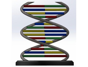 dna double helix other anatomy biology 3d print model - Mito3D