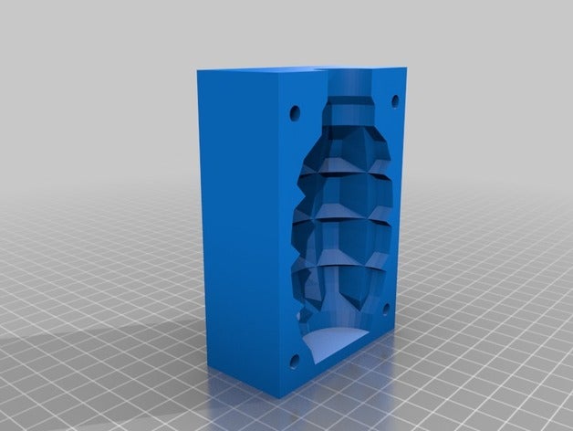 f1 grenade kalıp airsoft sahne el bombası 3D print model - Mito3D