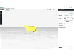 cow wall art 3d print model - Mito3D
