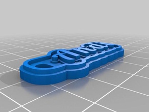 anh&aumlnger andi Schlüsselanhänger angepasst 3d print model - Mito3D