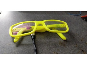 diy bone conduction glasses audio wearable 3d print model - Mito3D