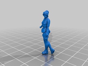 hymn tiefling female rogue 02 people miniature 3d print model - Mito3D