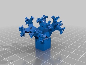 Pisagor 3d ağaç matematik sanat 3d print model - Mito3D