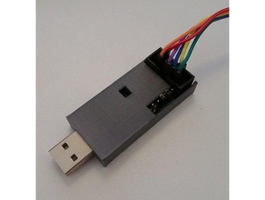 semplice usbasp consiglio qualora una parte senza viti l'elettronica arduino caso 3d print model - Mito3D