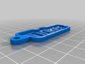tinker keychains customized 3d print model - Mito3D