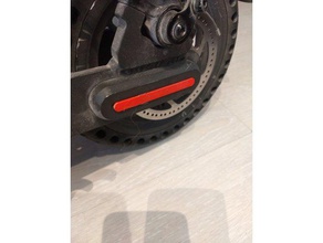 cache vis roue arri&egravere xiaomi m365 diy scooter mijia 3d print model - Mito3D